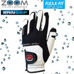 Zoom Aqua Kangaroe Leren Golfhandschoen, wit/zwart Zoom Aqua Kangaroe Leren Golfhandschoen, wit/zwart