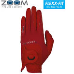Zoom One Size Fits All golfhandschoen, rood Zoom One Size Fits All golfhandschoen, rood