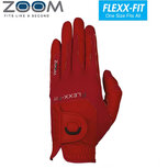 Zoom One Size Fits All Dames Golfhandschoen, rood Zoom One Size Fits All Dames Golfhandschoen, rood