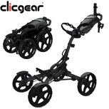 Clicgear 8.0 Plus Golftrolley, mat zwart Clicgear 8.0 Plus Golftrolley, mat zwart