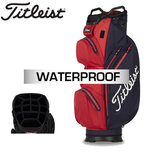 Titleist StaDry Waterproof Cartbag, navy/rood Titleist StaDry Waterproof Cartbag, navy/rood
