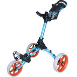 Fastline Compact 2.0 Golftrolley, lichtblauw/oranje Fastline Compact 2.0 Golftrolley, lichtblauw/oranje
