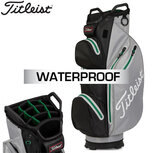 Titleist StaDry Waterproof Cartbag, grijs/zwart/groen Titleist StaDry Waterproof Cartbag, grijs/zwart/groen