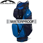 Sun Mountain H2NO ECO Lite Waterproof 14-Vaks Cartbag, navy/blauw Sun Mountain H2NO ECO Lite Waterproof 14-Vaks Cartbag, navy/blauw