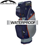 Sun Mountain H2NO ECO Lite Waterproof 14-Vaks Cartbag, navy/grijs/rood Sun Mountain H2NO ECO Lite Waterproof 14-Vaks Cartbag, navy/grijs/rood