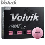 Volvik Vimat Soft Golfballen Mat Lichtroze 12 stuks Volvik Vimat Soft Golfballen Mat Lichtroze 12 stuks