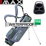 Big Max DriLite Seven 2.0 Waterproof Standbag Golftas, grijs/lime Big Max DriLite Seven 2.0 Waterproof Standbag Golftas, grijs/lime