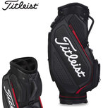 Titleist Jet Black Midsize Tour Bag, zwart/rood Titleist Jet Black Midsize Tour Bag, zwart/rood