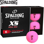 Spalding XS Golfballen 6 stuks, roze Spalding XS Golfballen 6 stuks, roze