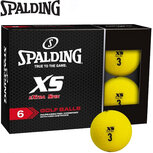 Spalding XS Golfballen 6 stuks, geel Spalding XS Golfballen 6 stuks, geel