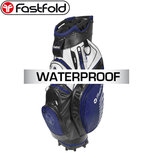 Fastfold 9.5 Inch Waterproof Cartbag Golftas, navy/zilver Fastfold 9.5 Inch Waterproof Cartbag Golftas, navy/zilver