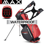 Big Max Aqua Hybrid 3 Standbag Golftas, rood/zwart Big Max Aqua Hybrid 3 Standbag Golftas, rood/zwart