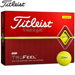 Titleist TruFeel Geel golfballen 12 Stuks Titleist TruFeel Geel golfballen 12 Stuks