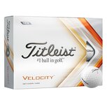 Titleist Velocity 2022 witte golfballen 12 Stuks Titleist Velocity 2022 witte golfballen 12 Stuks