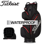 Titleist StaDry Waterproof Cartbag, zwart/rood Titleist StaDry Waterproof Cartbag, zwart/rood