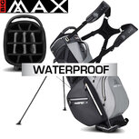 Big Max Aqua Hybrid 3 Standbag Golftas, grijs/zwart Big Max Aqua Hybrid 3 Standbag Golftas, grijs/zwart