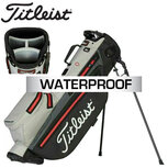 Titleist Players 4 Stadry Standbag Golftas, zwart/grijs/rood Titleist Players 4 Stadry Standbag Golftas, zwart/grijs/rood