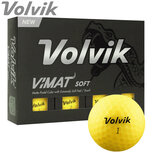 Volvik Vimat Soft Golfballen Geel 12 stuks Volvik Vimat Soft Golfballen Geel 12 stuks