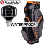 Fastfold Storm Ultra Dry Cartbag, grijs/oranje Fastfold Storm Ultra Dry Cartbag, grijs/oranje