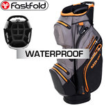 Fastfold Hurricane Waterproof Cartbag, grijs/zwart/oranje Fastfold Hurricane Waterproof Cartbag, grijs/zwart/oranje