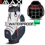 Big Max Dri Lite V-4 Organizer Cartbag, wit/blauw/rood Big Max Dri Lite V-4 Organizer Cartbag, wit/blauw/rood