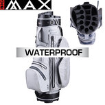 Big Max Aqua Silencio 3 Waterproof Cartbag, lichtgrijs/zwart Big Max Aqua Silencio 3 Waterproof Cartbag, lichtgrijs/zwart