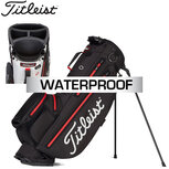 Titleist Players 4 Plus Stadry Standbag Golftas, zwart/rood Titleist Players 4 Plus Stadry Standbag Golftas, zwart/rood