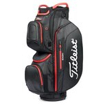 Titleist Cart 15 StaDry Waterproof Cartbag, zwart/rood Titleist Cart 15 StaDry Waterproof Cartbag, zwart/rood