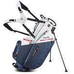 Big Max Dri Lite Hybrid Plus Standbag Golftas, navy/wit/rood Big Max Dri Lite Hybrid Plus Standbag Golftas, navy/wit/rood