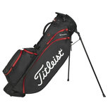 Titleist Players 4 Stadry Standbag Golftas, zwart/rood Titleist Players 4 Stadry Standbag Golftas, zwart/rood