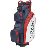 Titleist Cart 14 StaDry Waterproof Cartbag, navy/wit/rood Titleist Cart 14 StaDry Waterproof Cartbag, navy/wit/rood