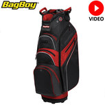 BagBoy Lite Rider PRO Cartbag, zwart/rood BagBoy Lite Rider PRO Cartbag, zwart/rood