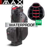 Big Max Dri Lite Tour Cartbag, zwart/grijs/bordeaux rood Big Max Dri Lite Tour Cartbag, zwart/grijs/bordeaux rood