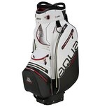 Big Max Aqua Sport 4 Waterproof Cartbag, lichtgrijs/zwart/bordeaux rood Big Max Aqua Sport 4 Waterproof Cartbag, lichtgrijs/zwart/bordeaux rood