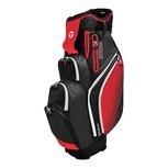 Fastfold Storm Ultra Dry Cartbag, zwart/rood Fastfold Storm Ultra Dry Cartbag, zwart/rood