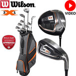 Wilson X31 Complete Golfset Heren Graphite Wilson X31 Complete Golfset Heren Graphite