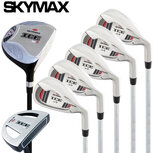 Skymax IX-5 XL Halve Linkshandige Golfset Heren Staal Zonder Tas Skymax IX-5 XL Halve Linkshandige Golfset Heren Staal Zonder Tas