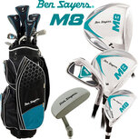 Ben Sayers M8 Complete Golfset Dames Graphite met Cartbag Zwart/Turquoise Ben Sayers M8 Complete Golfset Dames Graphite met Cartbag Zwart/Turquoise