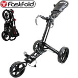 Fastfold Trike 2.0 Golftrolley, zwart - 2023 Fastfold Trike 2.0 Golftrolley, zwart - 2023
