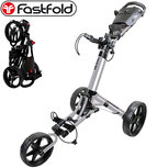 Fastfold Trike 2.0 Golftrolley, zilver - 2023 Fastfold Trike 2.0 Golftrolley, zilver - 2023