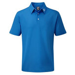 Footjoy Pique Poloshirt 91817 Cobalt Blauw Footjoy Pique Poloshirt 91817 Cobalt Blauw
