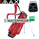 Big Max DriLite Seven 2.0 Waterproof Standbag Golftas, rood OP=OP Big Max DriLite Seven 2.0 Waterproof Standbag Golftas, rood OP=OP