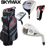 Skymax IX-5 Complete Golfset Heren Staal met Cartbag Zwart/Rood Skymax IX-5 Complete Golfset Heren Staal met Cartbag Zwart/Rood