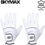 Skymax Cabretta Leather Handschoen Wit Heren (2-Stuks) OP=OP Skymax Cabretta Leather Handschoen Wit Heren (2-Stuks) OP=OP