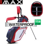 Big Max DriLite Feather Standbag Golftas, navy/wit/rood OP=OP Big Max DriLite Feather Standbag Golftas, navy/wit/rood OP=OP