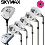 Skymax IX-5 XL Halve Linkshandige Golfset Dames Graphite Zonder Tas Skymax IX-5 XL Halve Linkshandige Golfset Dames Graphite Zonder Tas