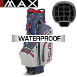 Big Max Aqua Sport 3 Waterproof Cartbag, navy/zilver/rood OP=OP Big Max Aqua Sport 3 Waterproof Cartbag, navy/zilver/rood OP=OP