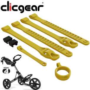 Clicgear Trimset Gekleurde Siliconen Straps, geel Clicgear Trimset Gekleurde Siliconen Straps, geel