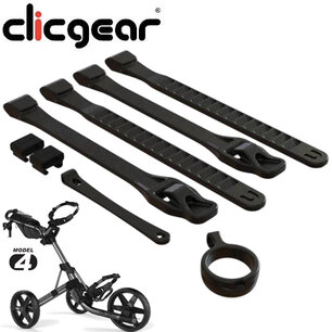 Clicgear Trimset Gekleurde Siliconen Straps, zwart Clicgear Trimset Gekleurde Siliconen Straps, zwart