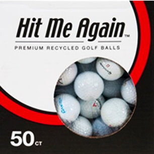 Premium AA-kwaliteit Recycled golfballen 50 stuks  Premium AA-kwaliteit Recycled golfballen 50 stuks